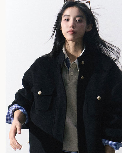 ANCHOR WOOL WIDE JACKET