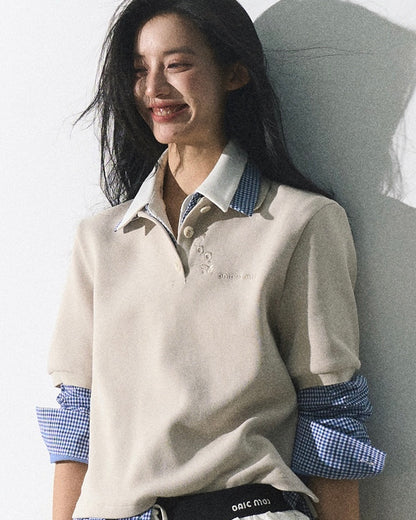 LAYERED POLO SHIRT