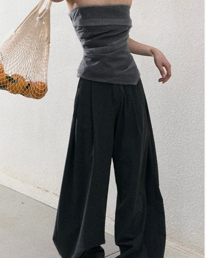 LACE WAIST PANTS